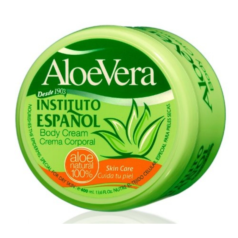 Instituto Espanol 400ml Aloe Vera Body Cream - 1 Case - 6 Units